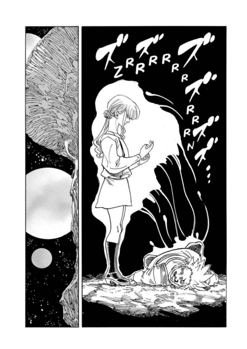 Halaman 6 dari Mokushiroku no Yonkishi Chapter 182