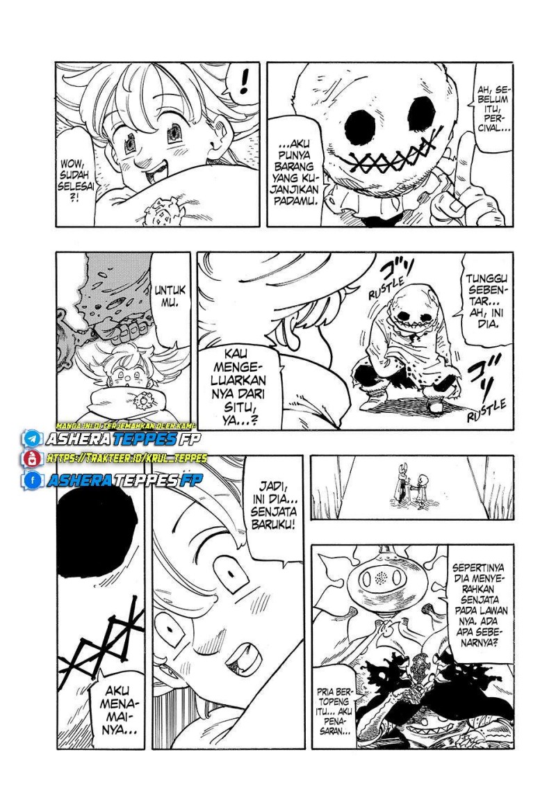 Halaman 18 dari Mokushiroku no Yonkishi Chapter 183