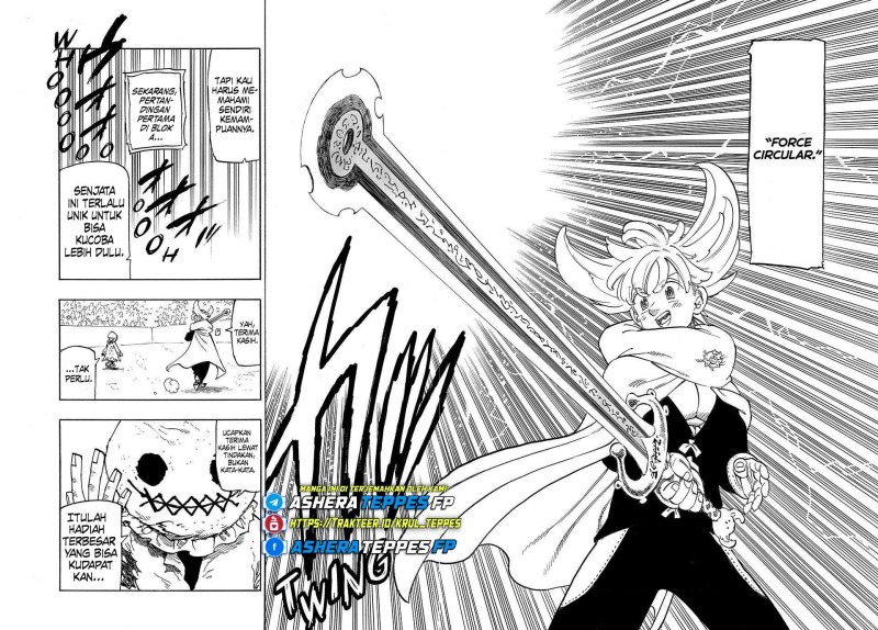 Halaman 19 dari Mokushiroku no Yonkishi Chapter 183