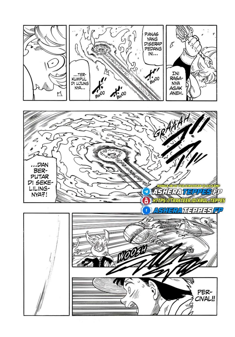Halaman 10 dari Mokushiroku no Yonkishi Chapter 184