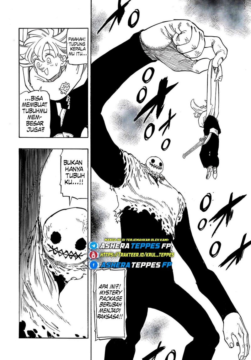 Halaman 15 dari Mokushiroku no Yonkishi Chapter 184