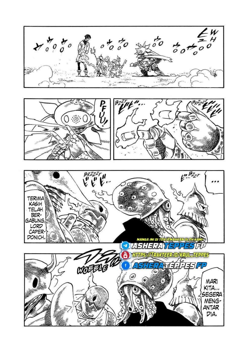 Halaman 10 dari Mokushiroku no Yonkishi Chapter 185