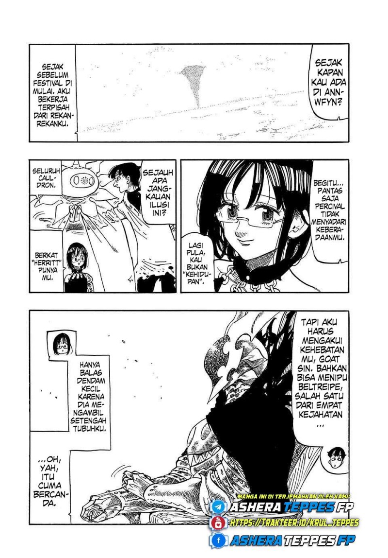 Halaman 13 dari Mokushiroku no Yonkishi Chapter 185