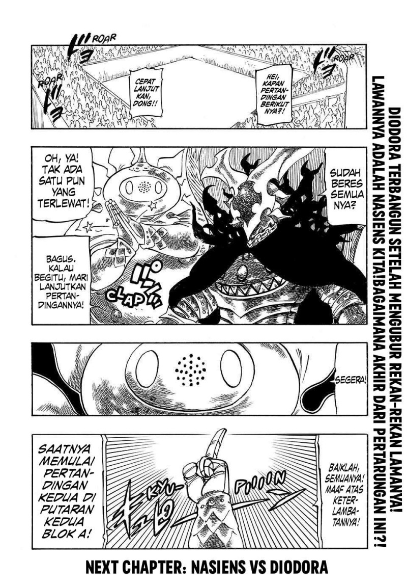 Halaman 21 dari Mokushiroku no Yonkishi Chapter 185