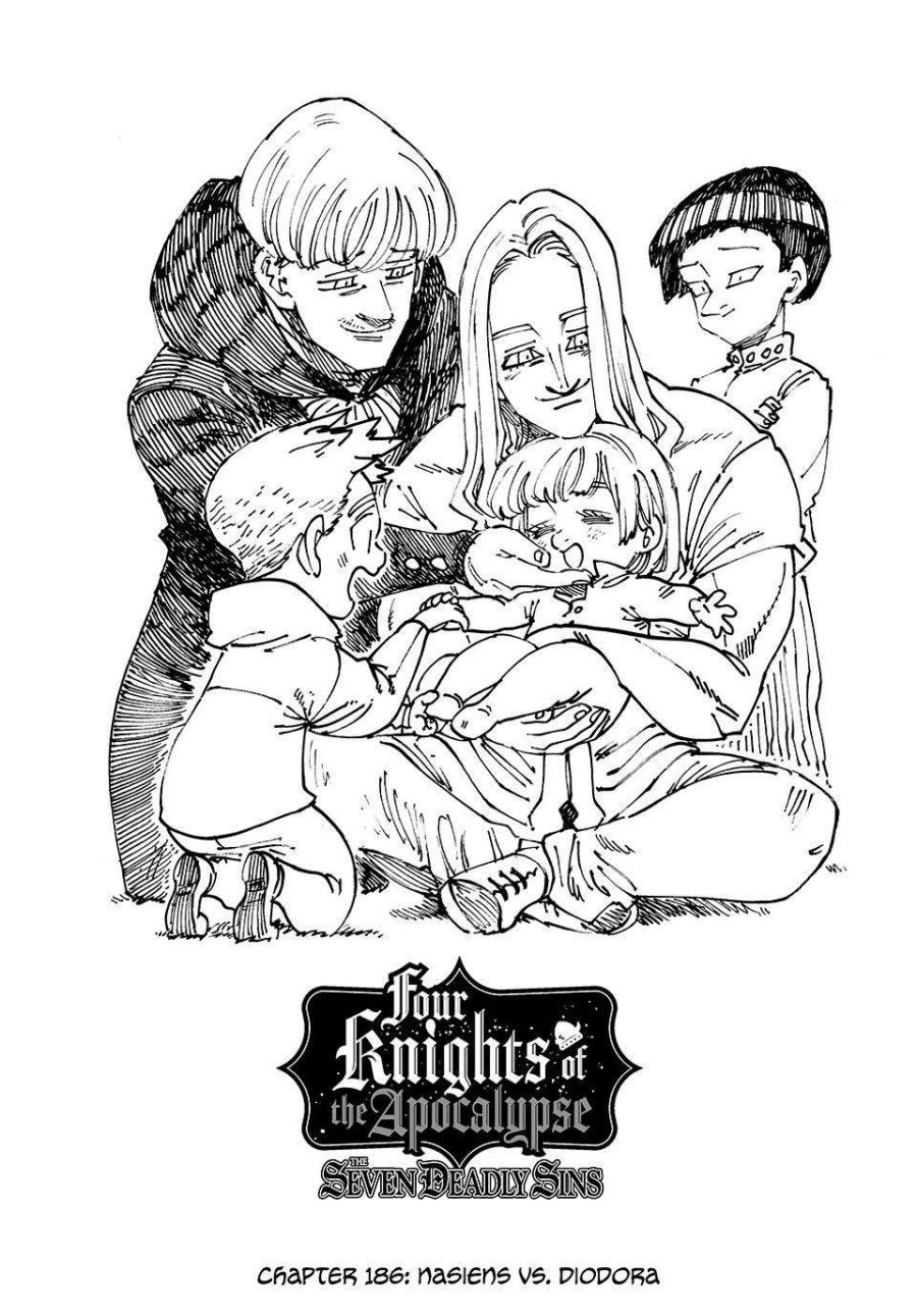 Halaman 2 dari Mokushiroku no Yonkishi Chapter 186
