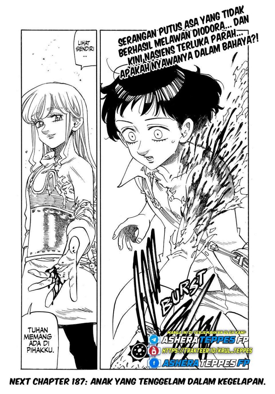 Halaman 21 dari Mokushiroku no Yonkishi Chapter 186