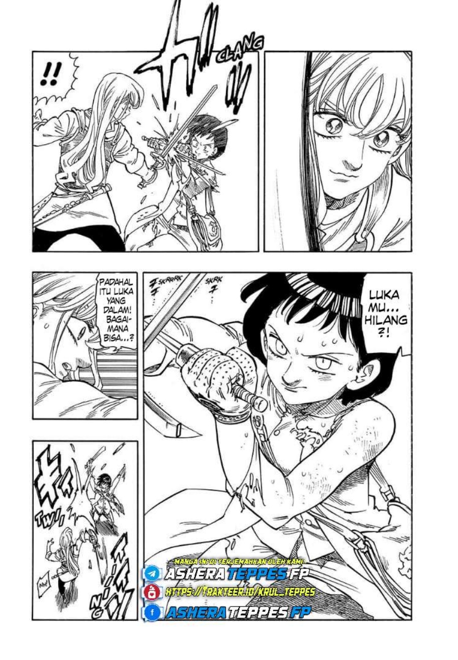 Halaman 13 dari Mokushiroku no Yonkishi Chapter 187