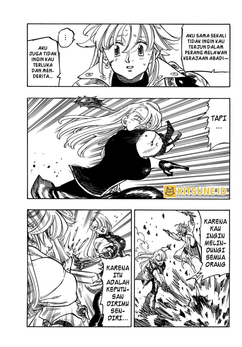 Halaman 14 dari Mokushiroku no Yonkishi Chapter 194