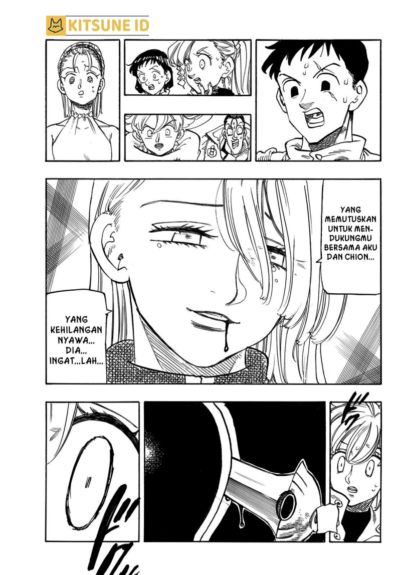 Halaman 18 dari Mokushiroku no Yonkishi Chapter 194