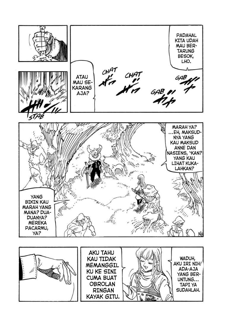 Halaman 19 dari Mokushiroku no Yonkishi Chapter 195