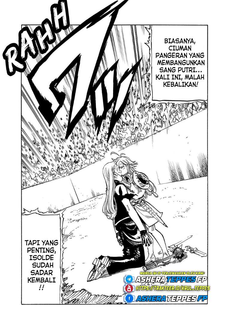 Halaman 8 dari Mokushiroku no Yonkishi Chapter 195