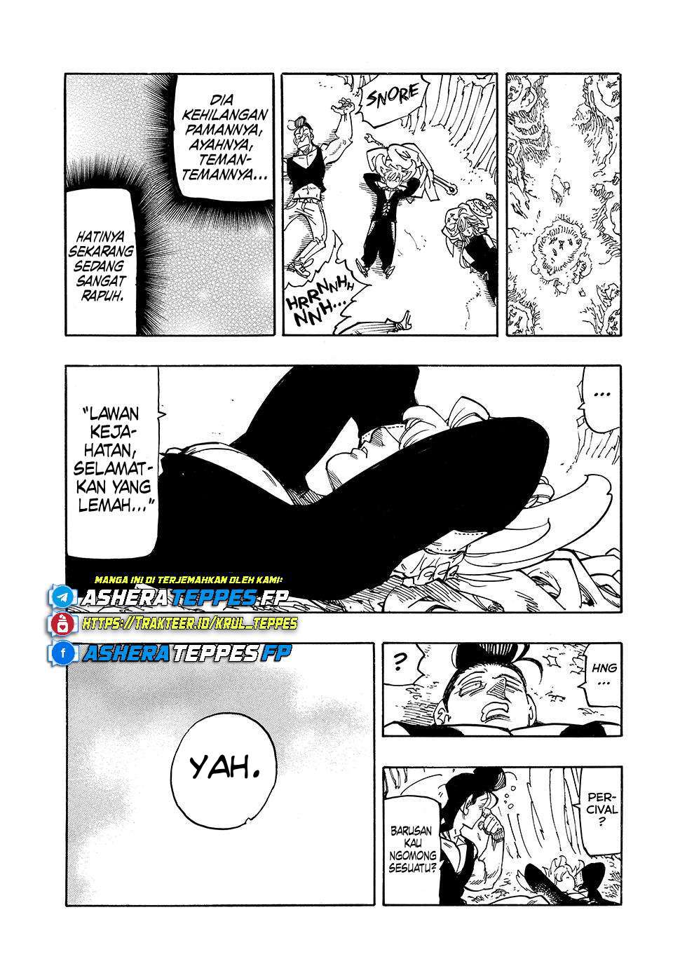 Halaman 20 dari Mokushiroku no Yonkishi Chapter 197