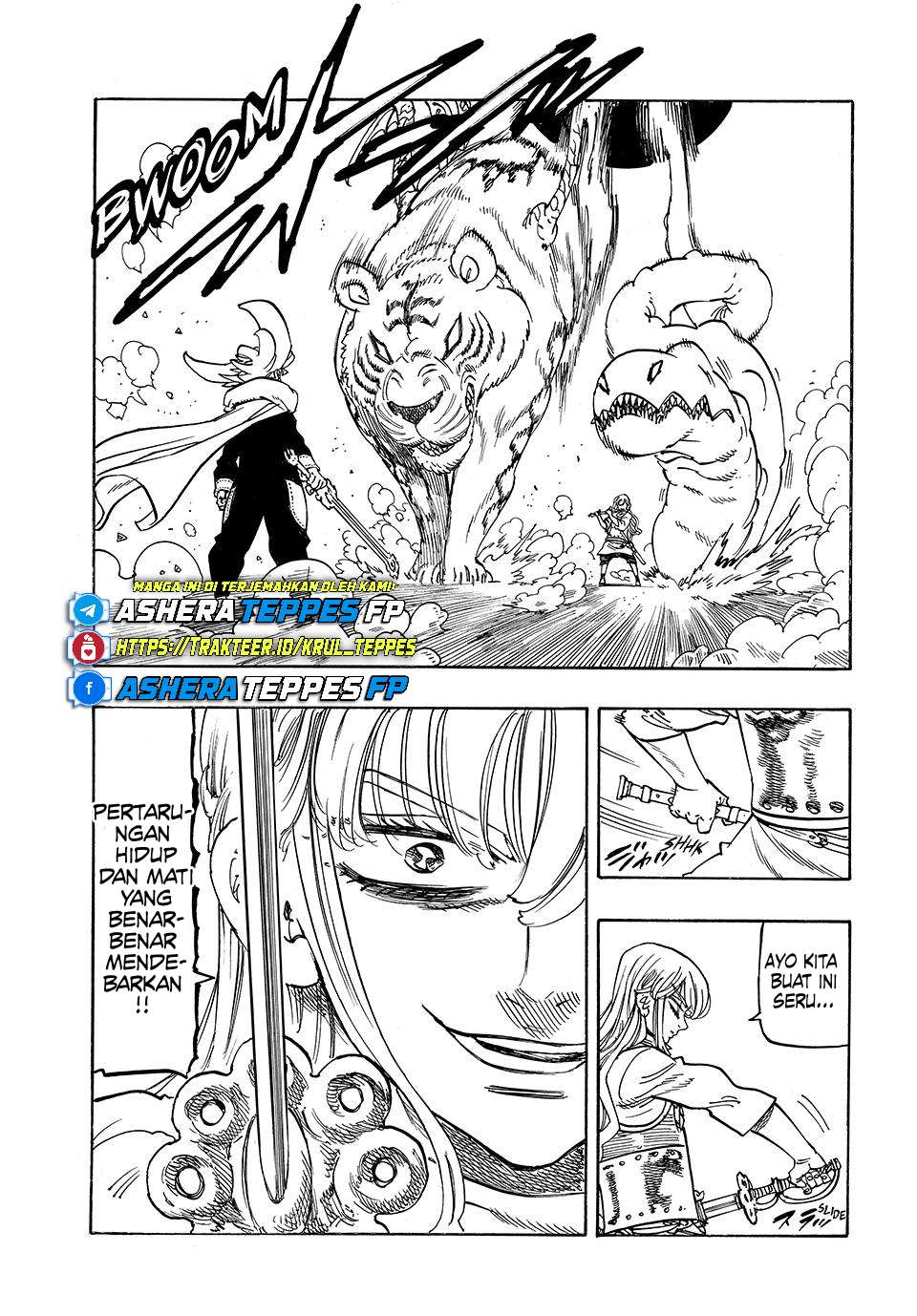 Halaman 10 dari Mokushiroku no Yonkishi Chapter 198