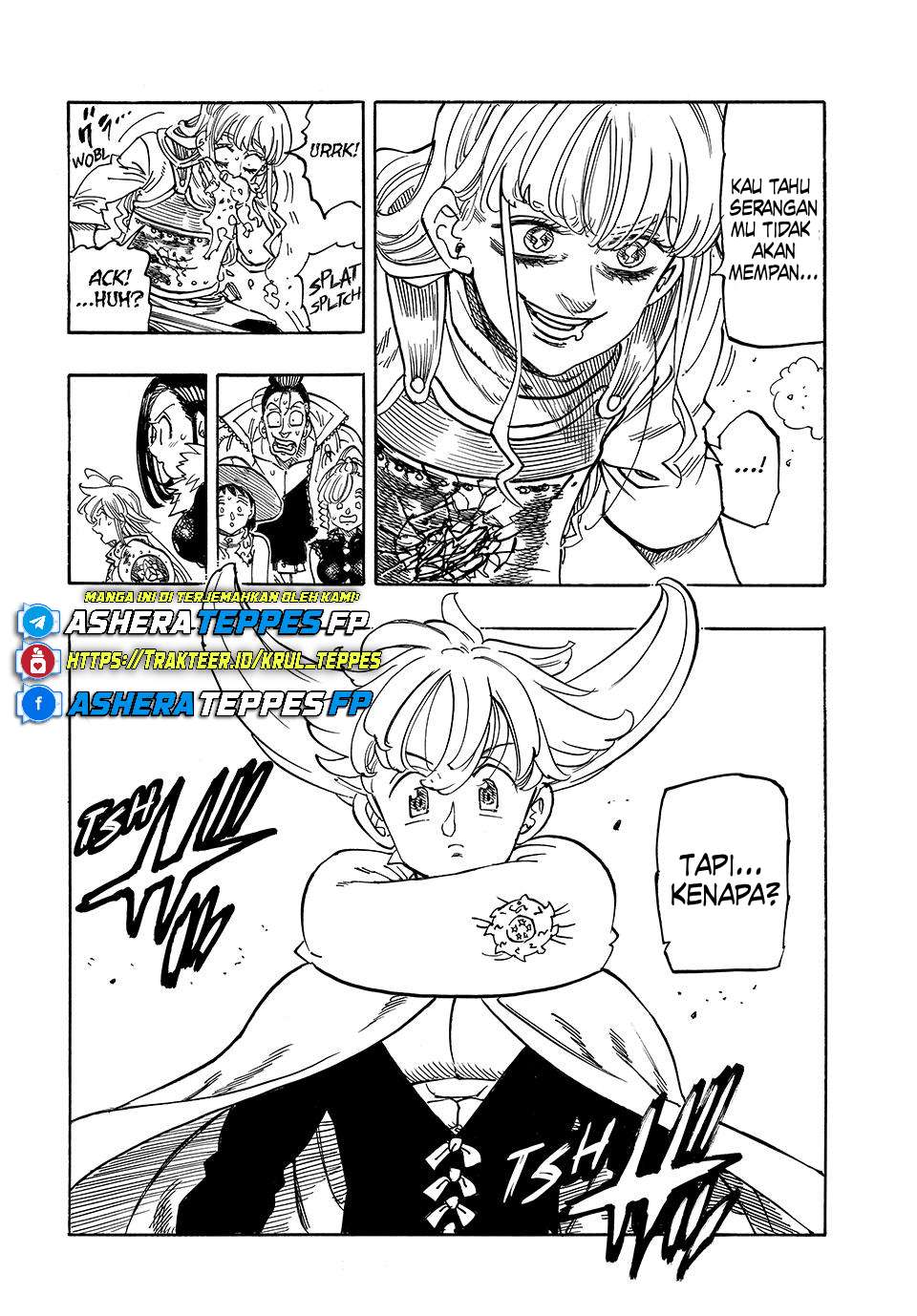 Halaman 13 dari Mokushiroku no Yonkishi Chapter 198