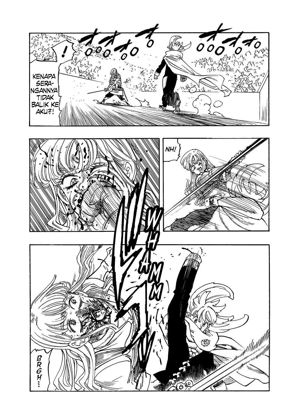 Halaman 14 dari Mokushiroku no Yonkishi Chapter 198