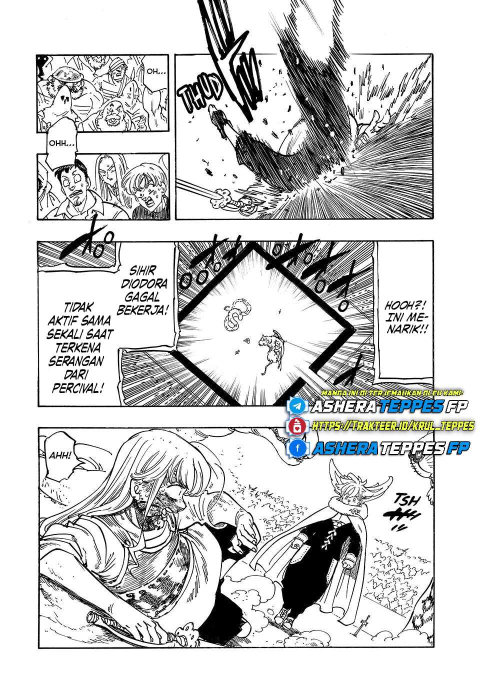 Halaman 15 dari Mokushiroku no Yonkishi Chapter 198