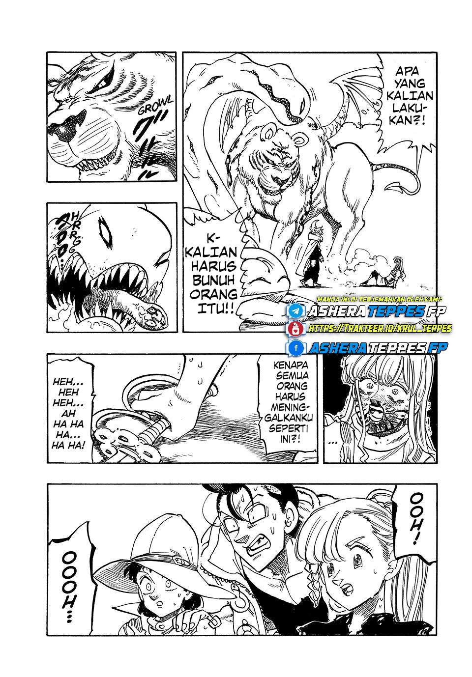 Halaman 16 dari Mokushiroku no Yonkishi Chapter 198