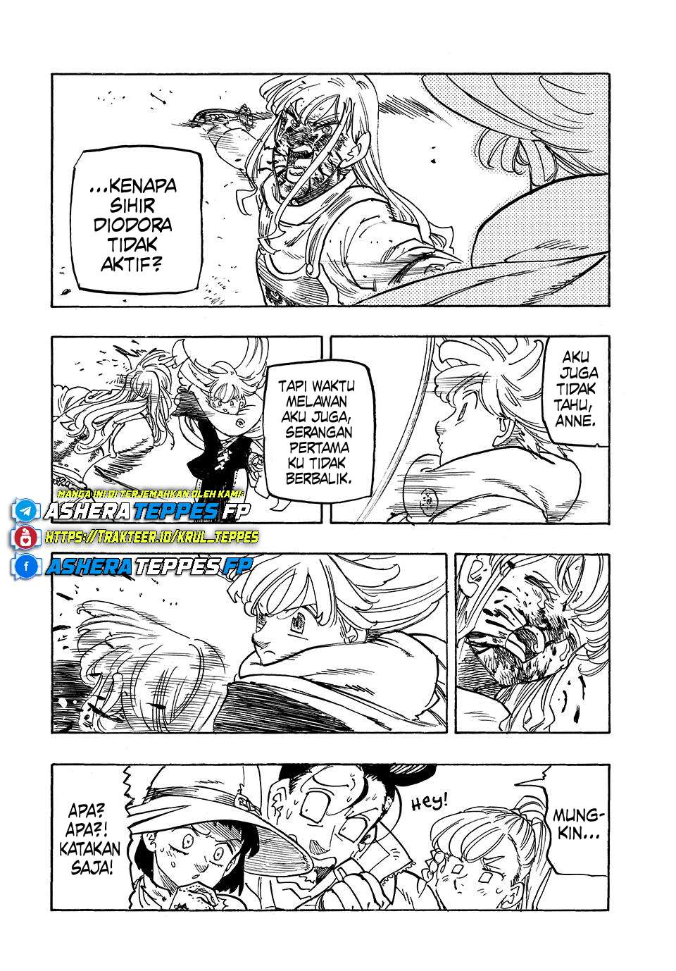 Halaman 17 dari Mokushiroku no Yonkishi Chapter 198