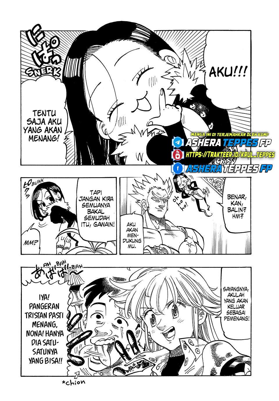 Halaman 5 dari Mokushiroku no Yonkishi Chapter 198