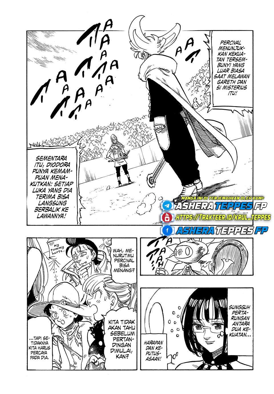 Halaman 8 dari Mokushiroku no Yonkishi Chapter 198