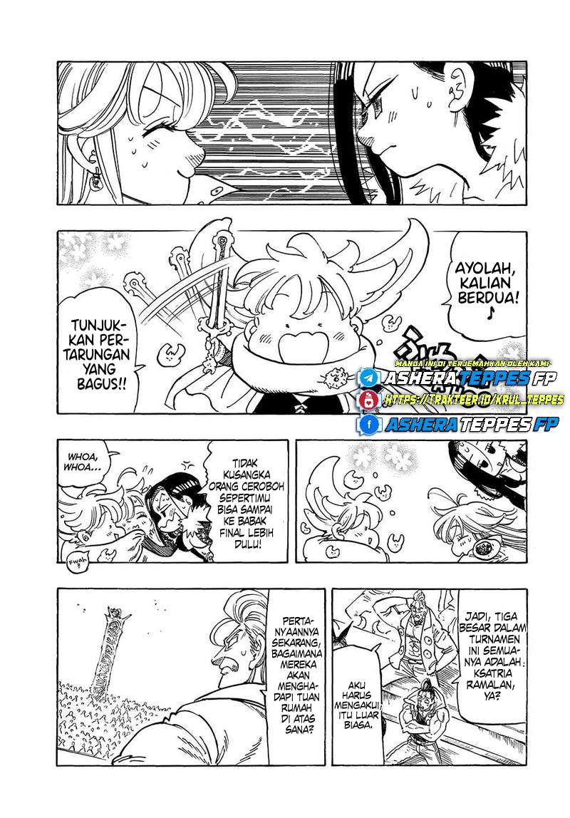 Halaman 10 dari Mokushiroku no Yonkishi Chapter 199