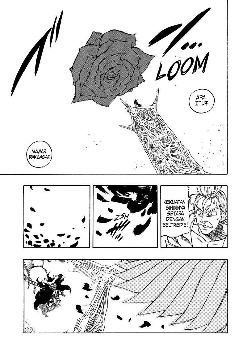 Halaman 12 dari Mokushiroku no Yonkishi Chapter 199