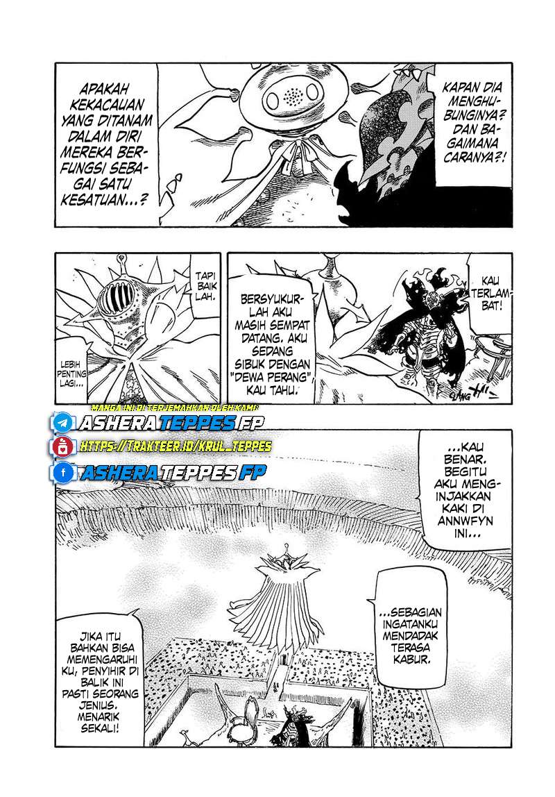 Halaman 14 dari Mokushiroku no Yonkishi Chapter 199