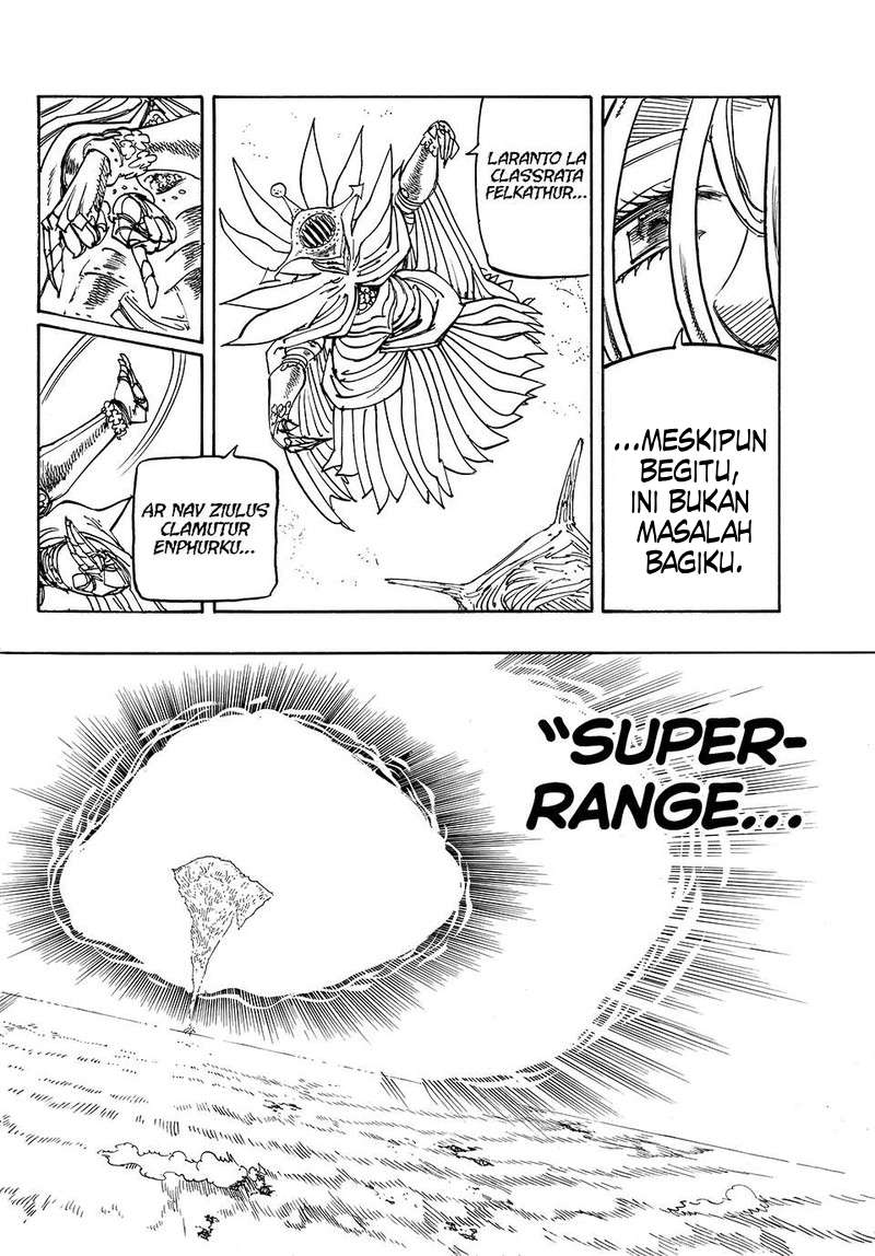 Halaman 15 dari Mokushiroku no Yonkishi Chapter 199