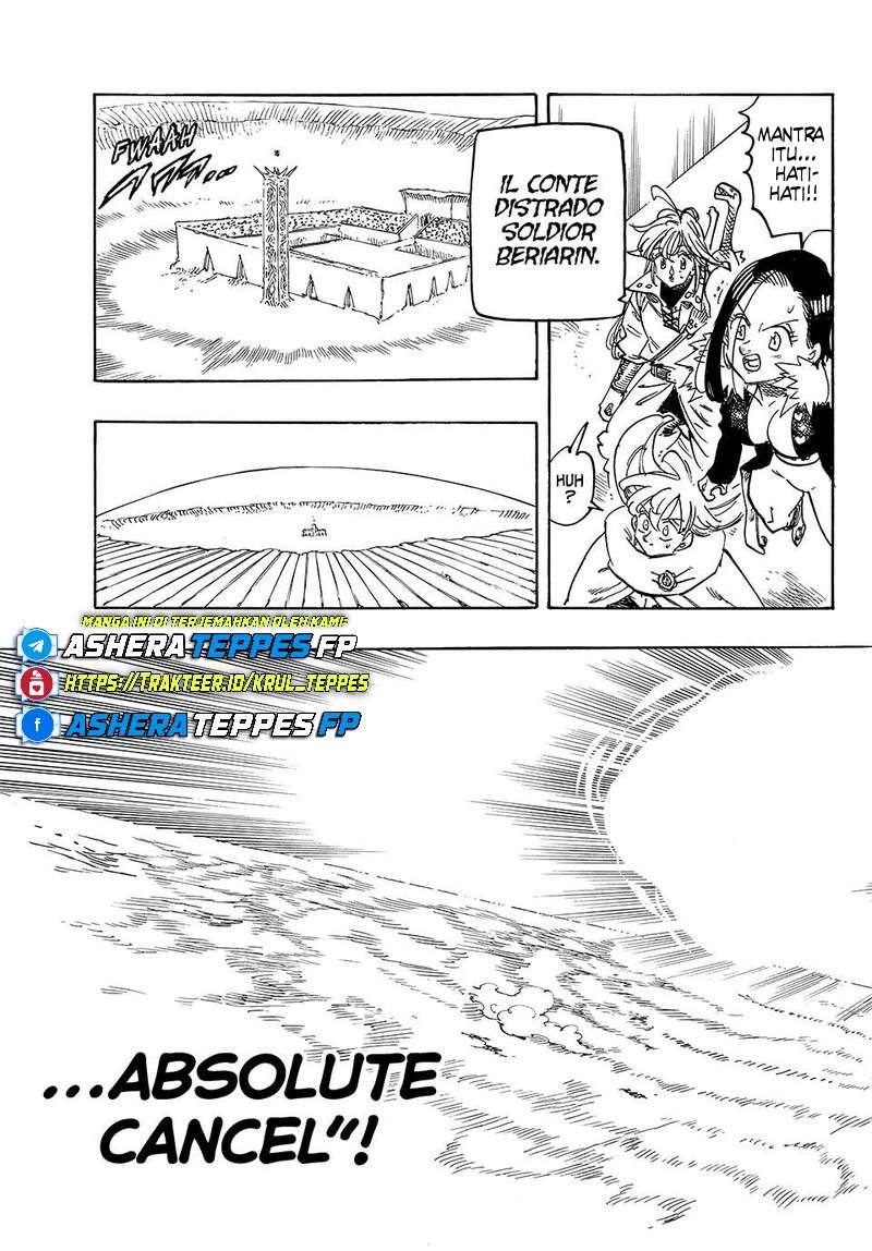 Halaman 16 dari Mokushiroku no Yonkishi Chapter 199