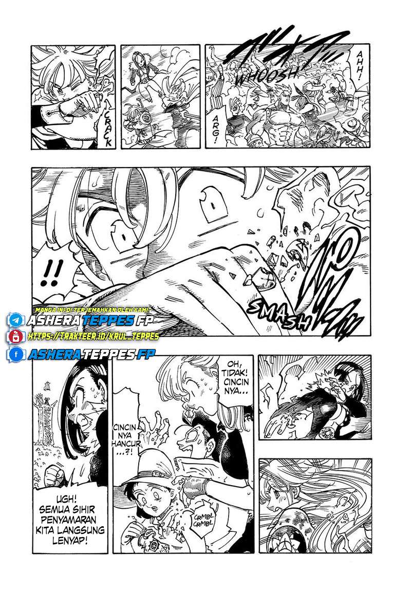 Halaman 17 dari Mokushiroku no Yonkishi Chapter 199