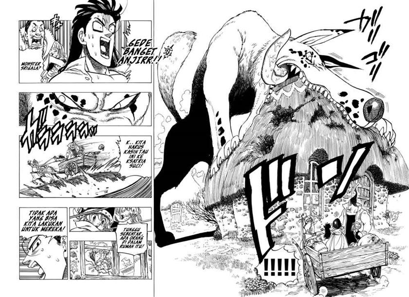 Halaman 27 dari Mokushiroku no Yonkishi Chapter 2