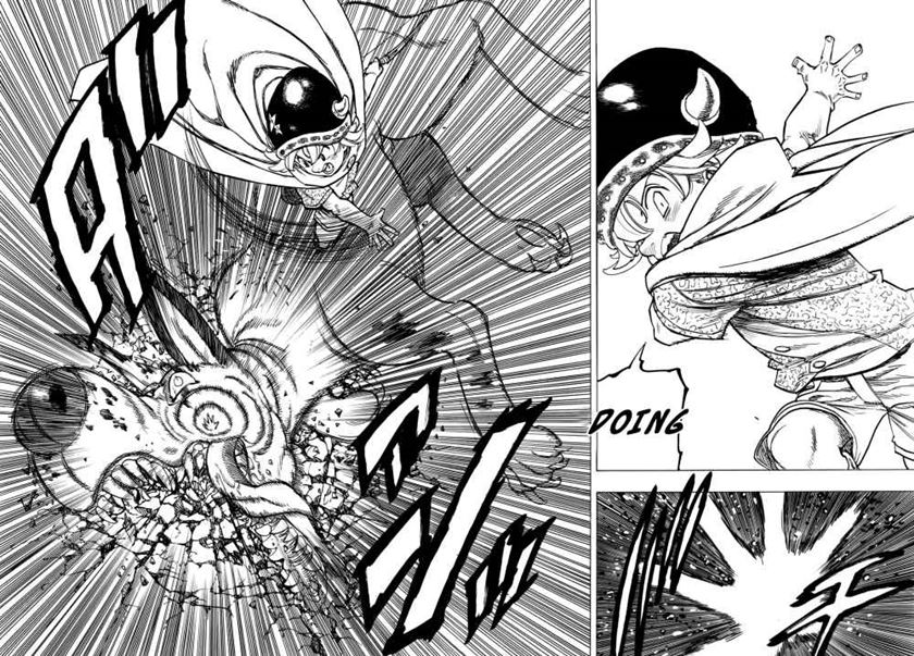 Halaman 33 dari Mokushiroku no Yonkishi Chapter 2