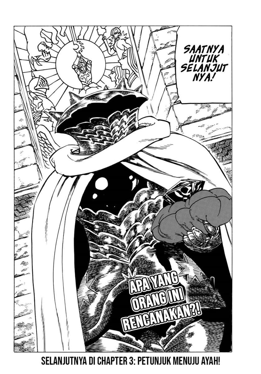 Halaman 36 dari Mokushiroku no Yonkishi Chapter 2