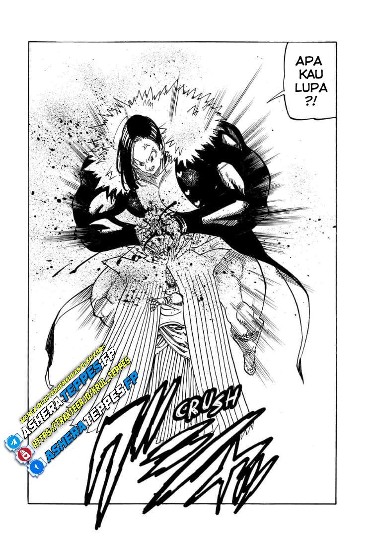 Halaman 18 dari Mokushiroku no Yonkishi Chapter 200