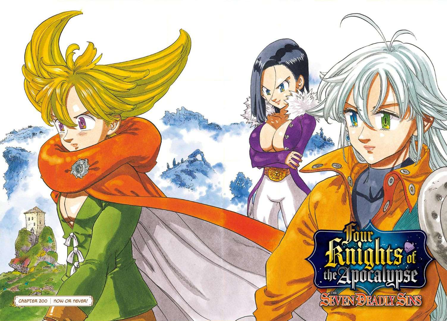 Halaman 2 dari Mokushiroku no Yonkishi Chapter 200