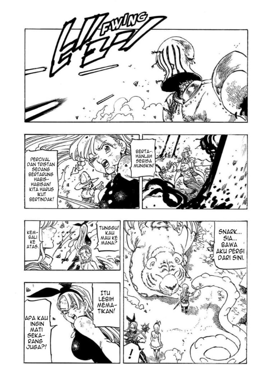 Halaman 19 dari Mokushiroku no Yonkishi Chapter 202