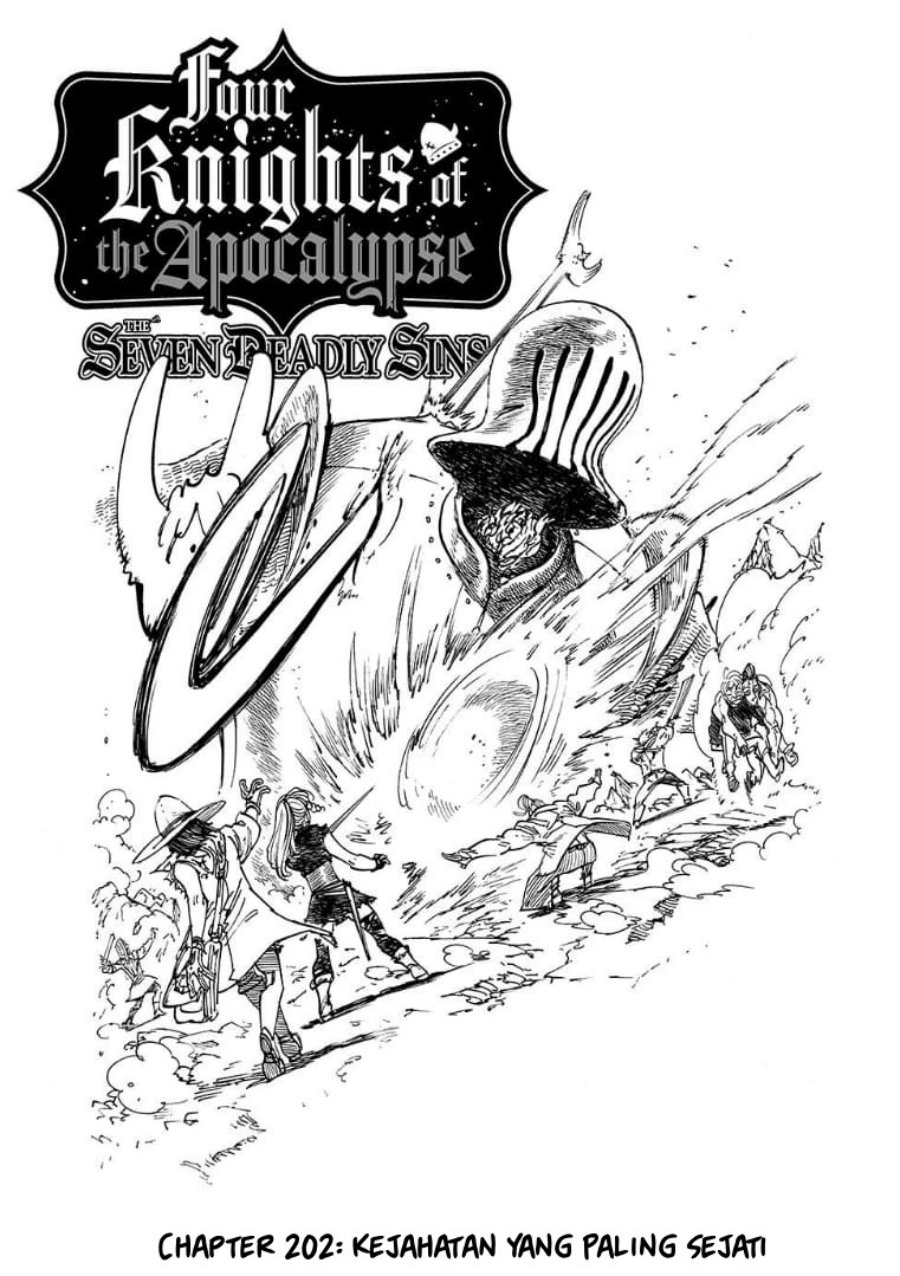 Halaman 2 dari Mokushiroku no Yonkishi Chapter 202