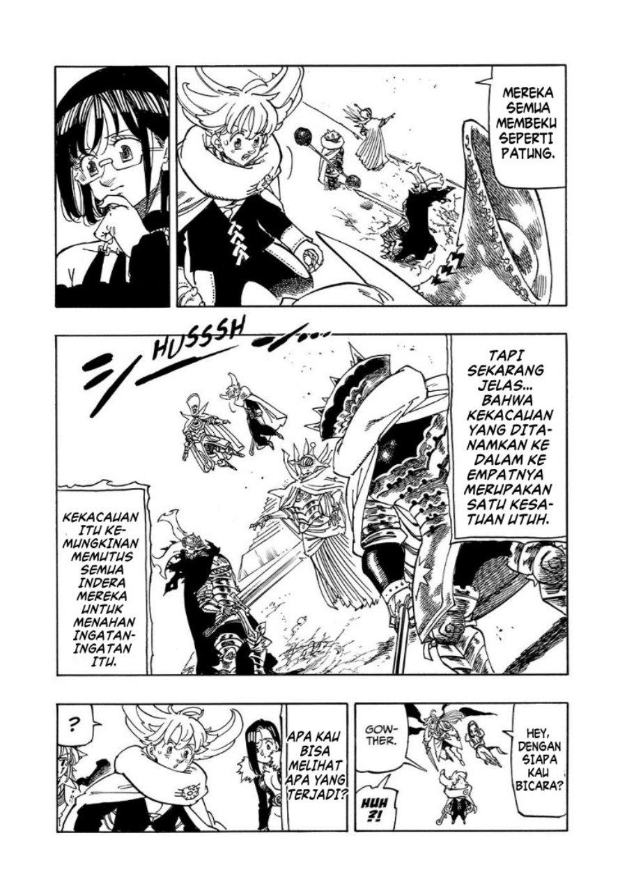 Halaman 10 dari Mokushiroku no Yonkishi Chapter 203