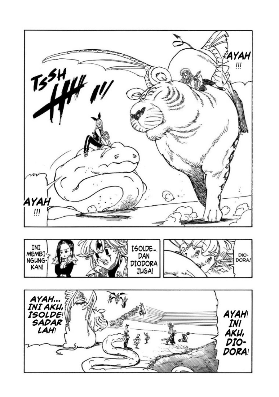 Halaman 12 dari Mokushiroku no Yonkishi Chapter 203