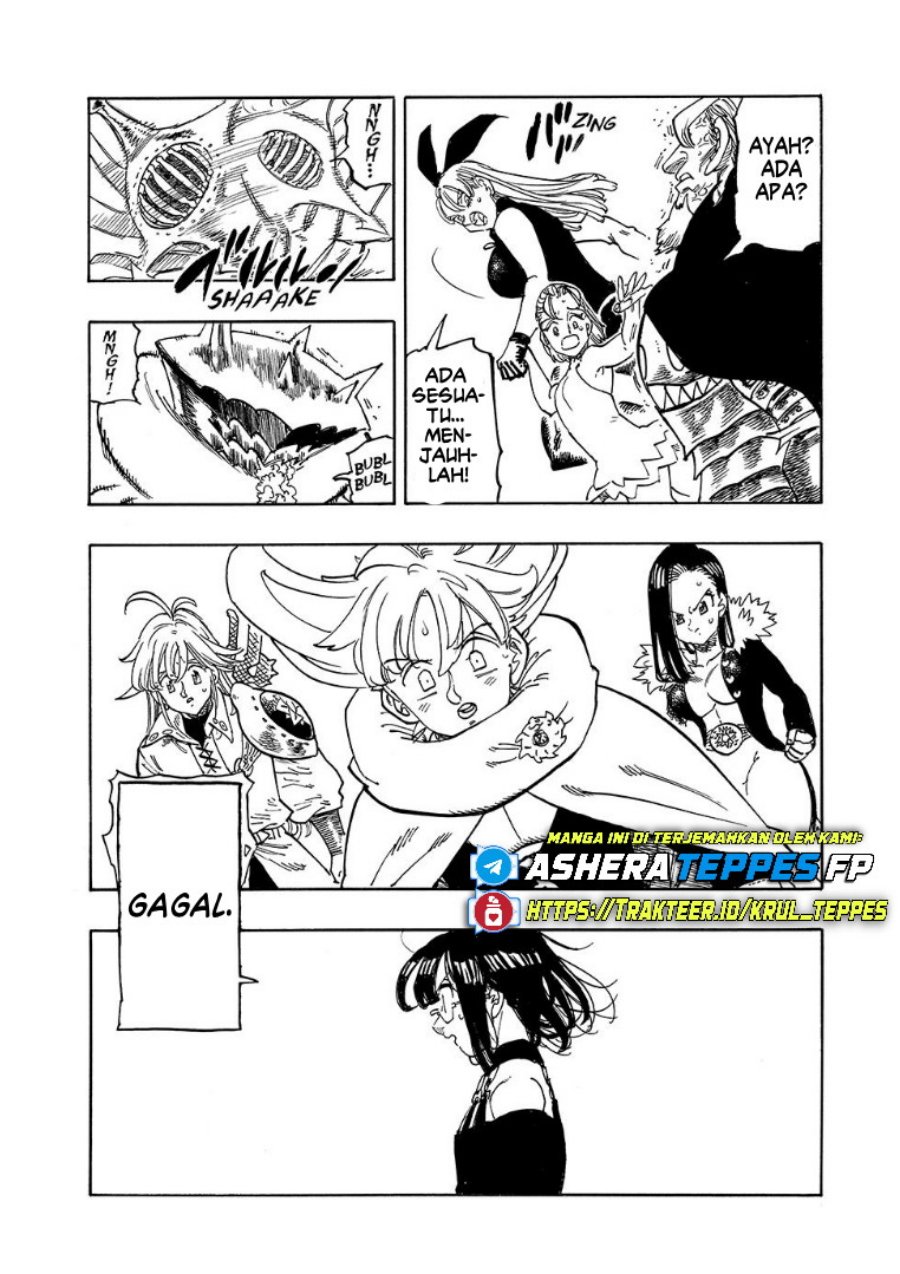 Halaman 17 dari Mokushiroku no Yonkishi Chapter 203
