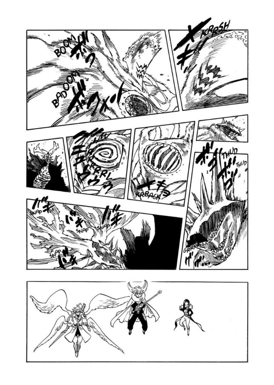 Halaman 19 dari Mokushiroku no Yonkishi Chapter 203