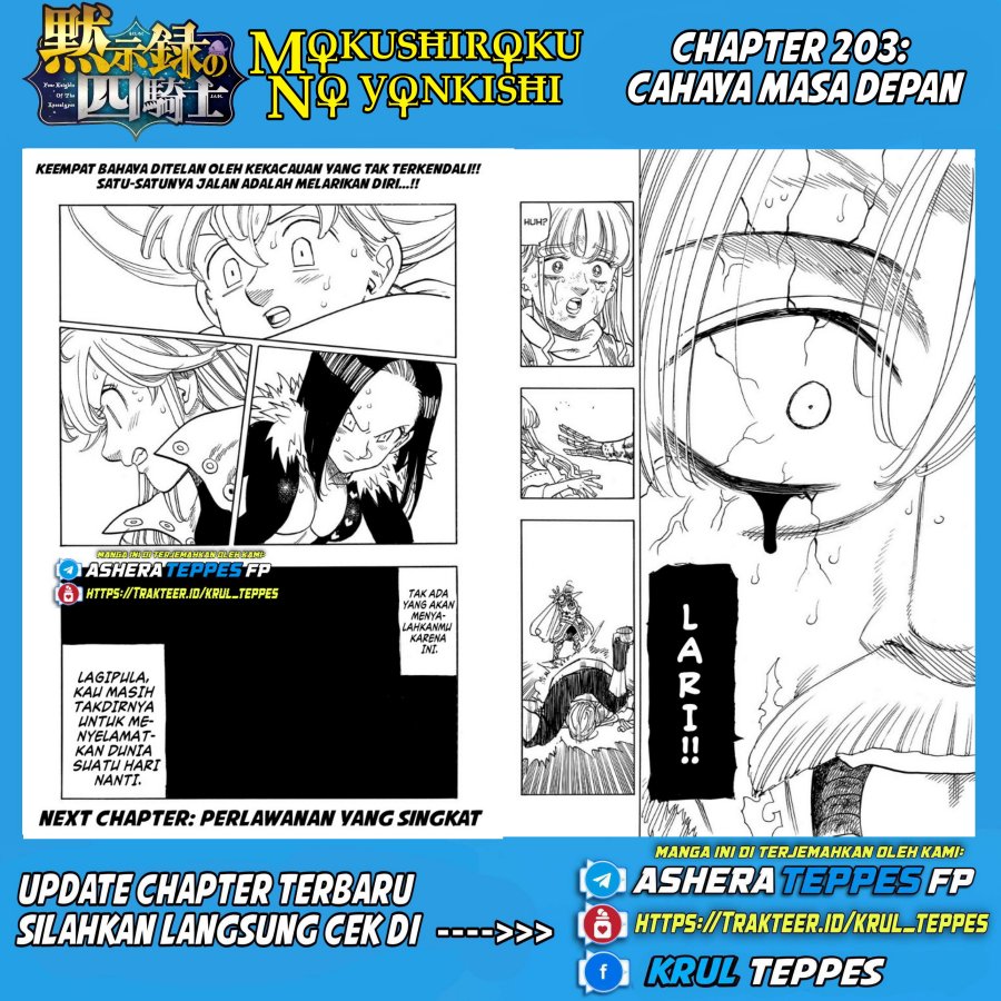 Halaman 2 dari Mokushiroku no Yonkishi Chapter 203