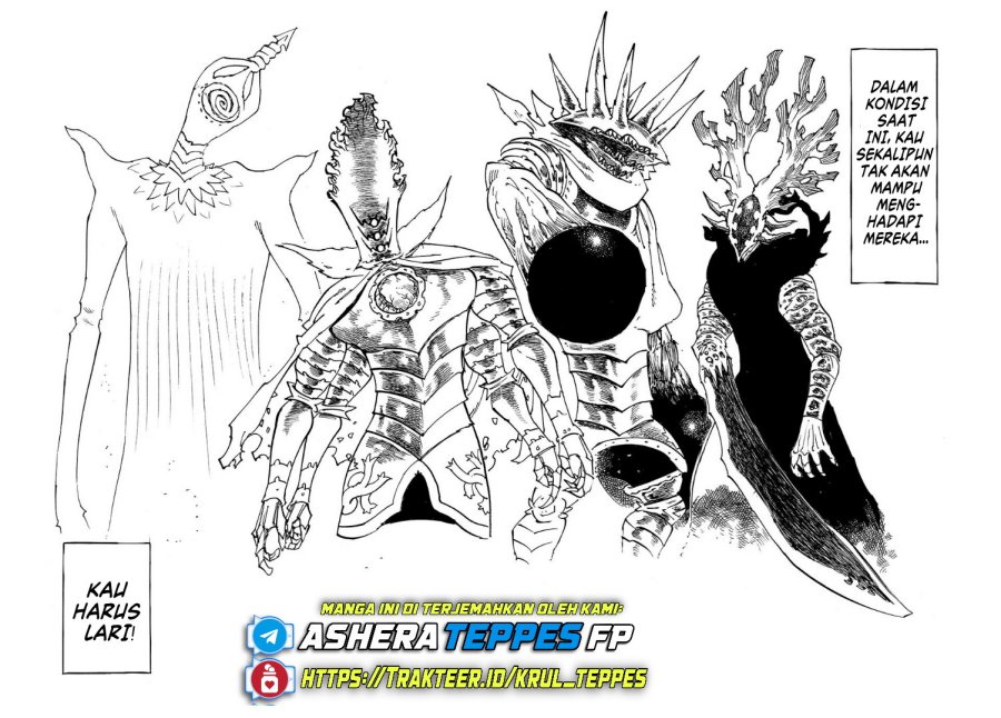Halaman 20 dari Mokushiroku no Yonkishi Chapter 203