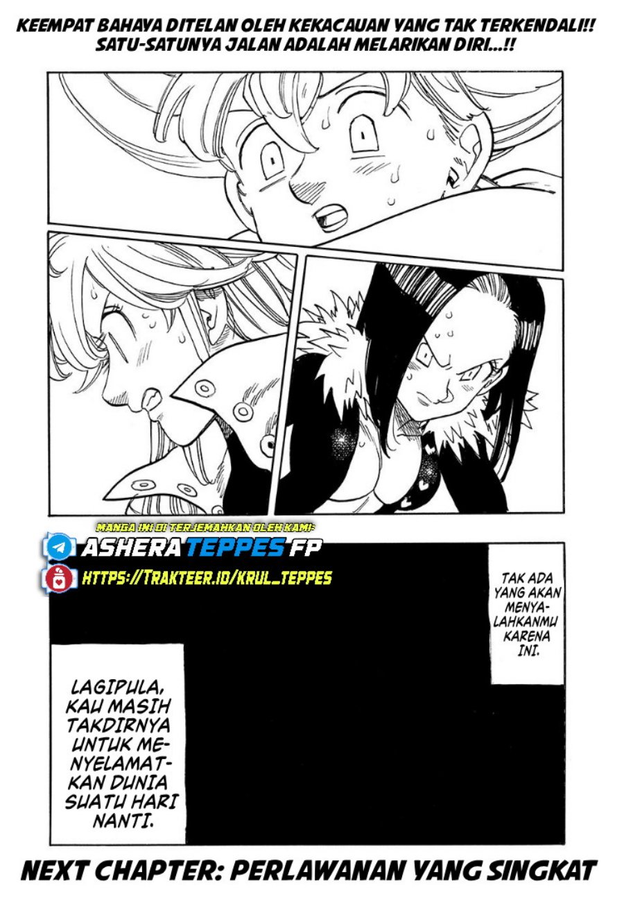 Halaman 21 dari Mokushiroku no Yonkishi Chapter 203
