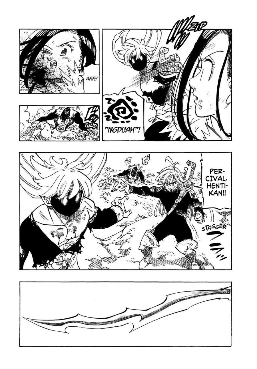 Halaman 19 dari Mokushiroku no Yonkishi Chapter 204