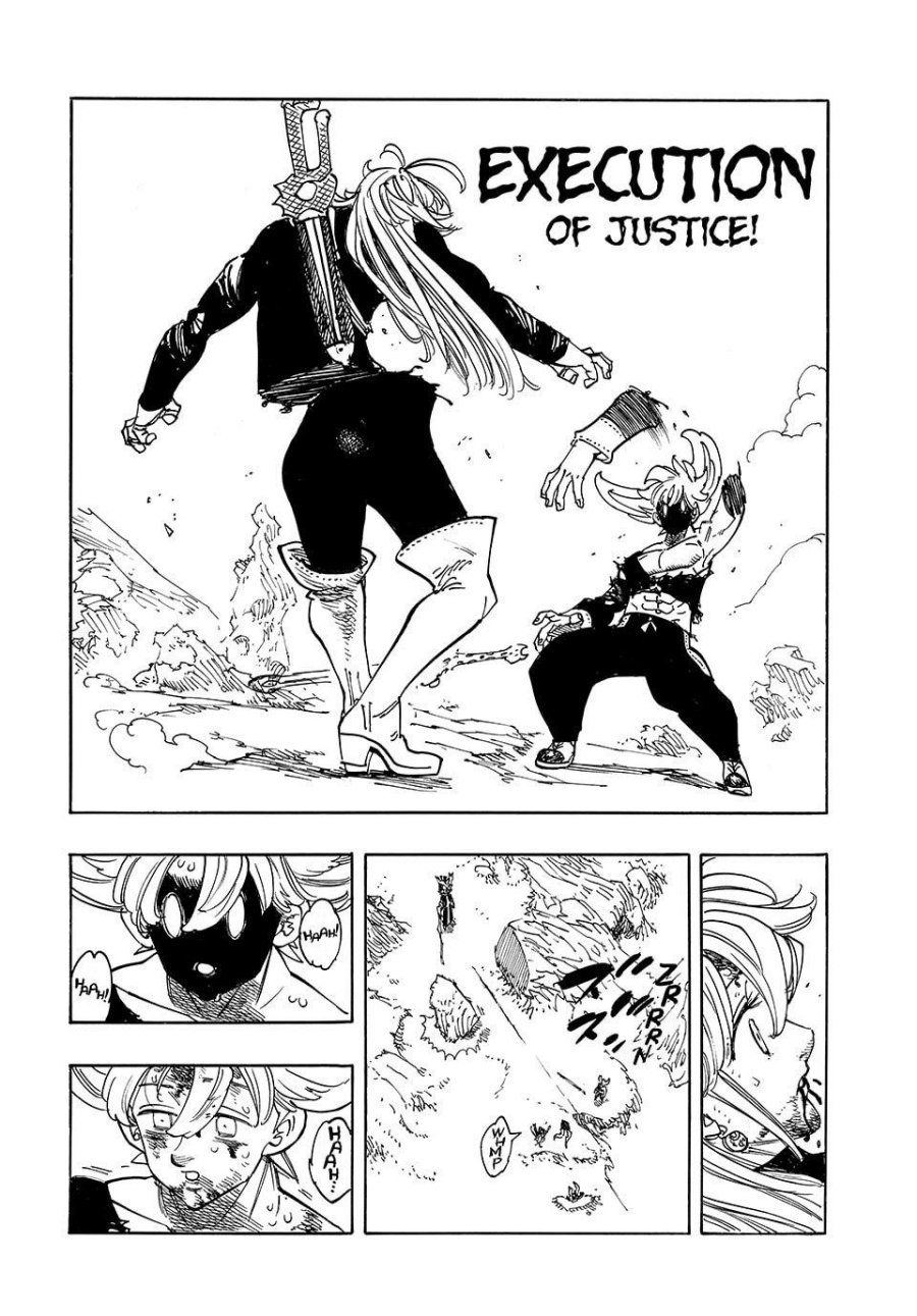 Halaman 21 dari Mokushiroku no Yonkishi Chapter 204