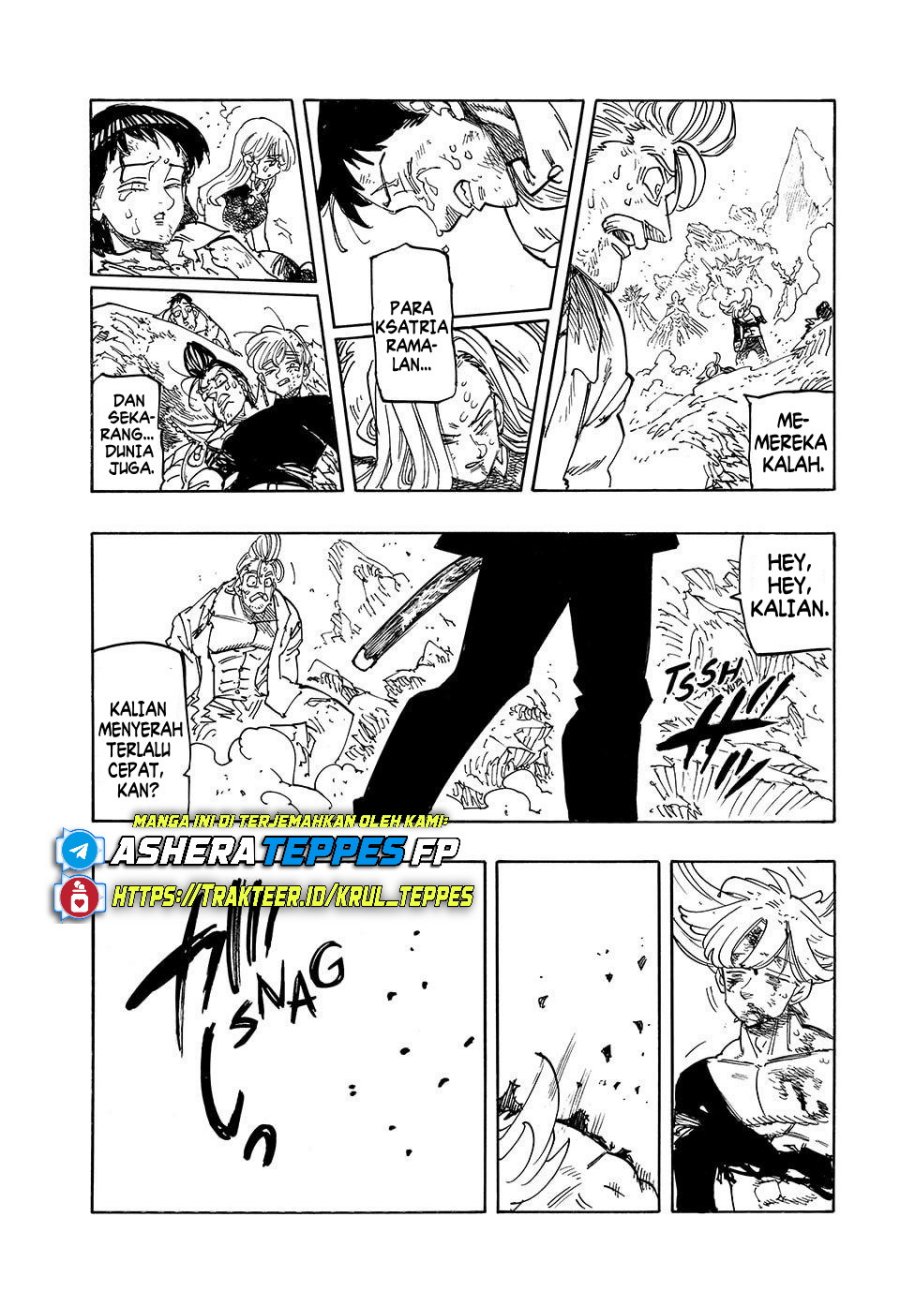 Halaman 22 dari Mokushiroku no Yonkishi Chapter 204