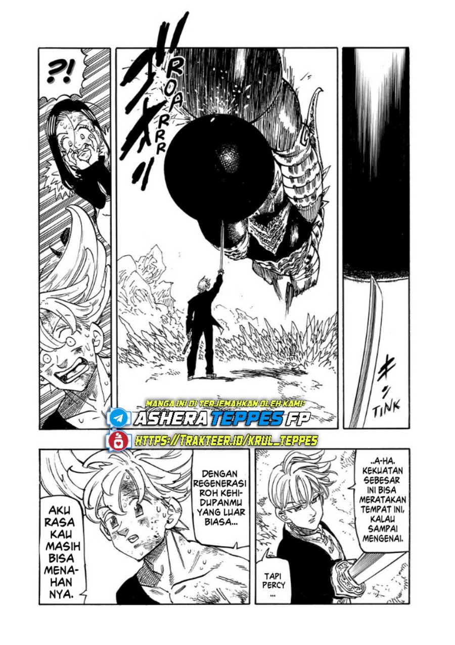 Halaman 11 dari Mokushiroku no Yonkishi Chapter 205