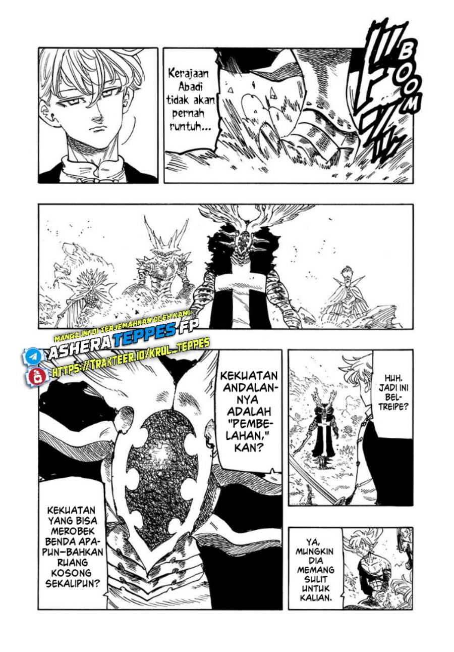 Halaman 14 dari Mokushiroku no Yonkishi Chapter 205