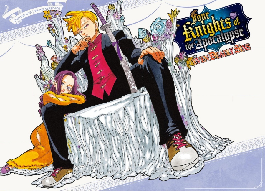 Halaman 2 dari Mokushiroku no Yonkishi Chapter 205